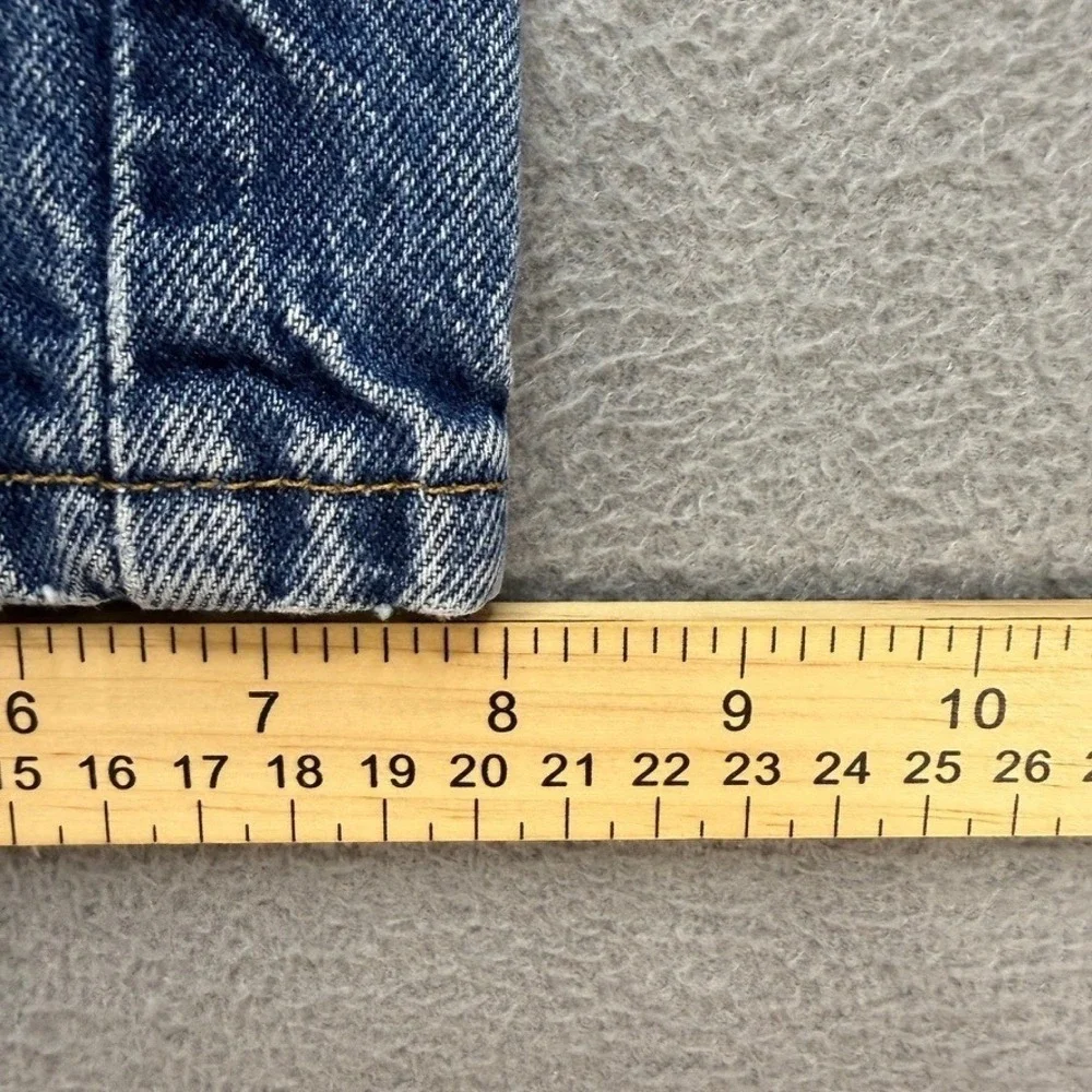 VTG Levis 505 Straight Leg Jeans 33x30 (FIt 30x29) Blue Faded Made in USA Work